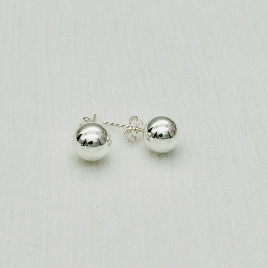 S1054ER Ball Earrings  9mm