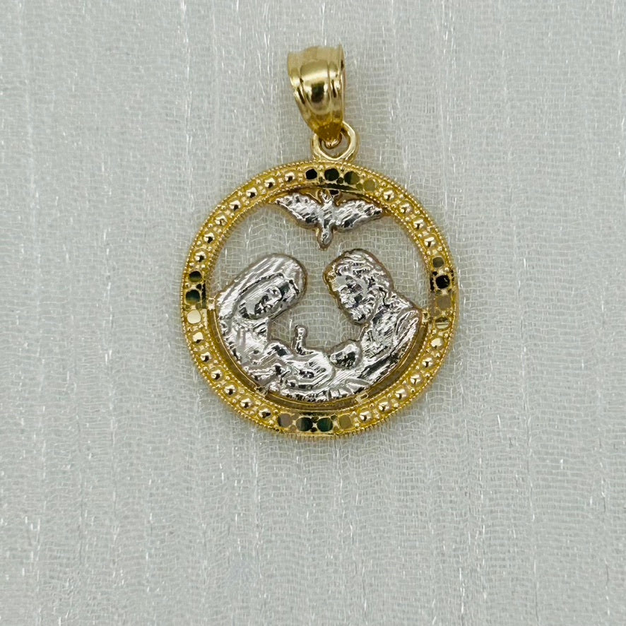 G346P 14K Gold Bautizo Pendant