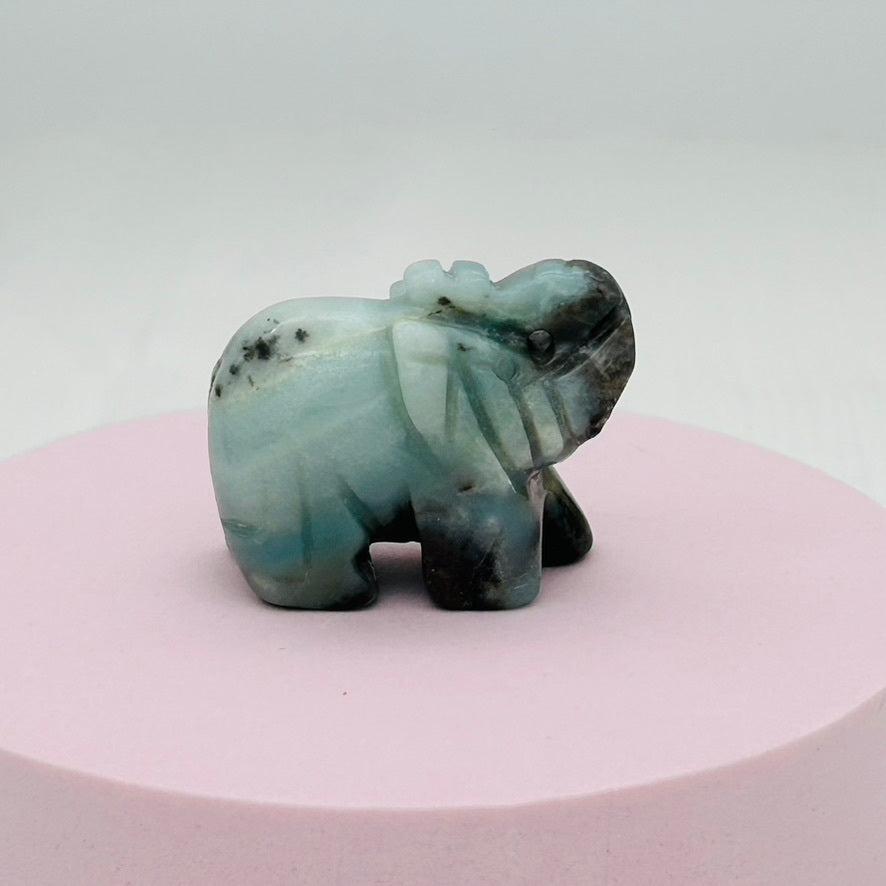 ST1518 Amazonite Elephant 1.5"