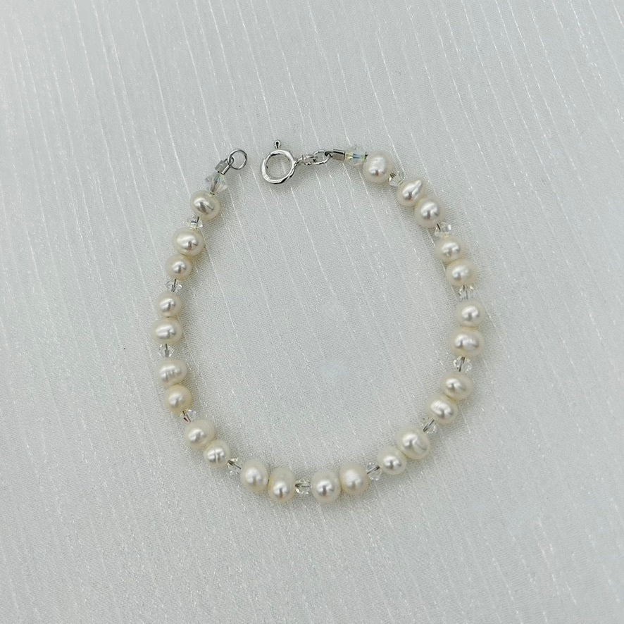 SH1015BL Fresh Water Pearls Bracelet 6.5"