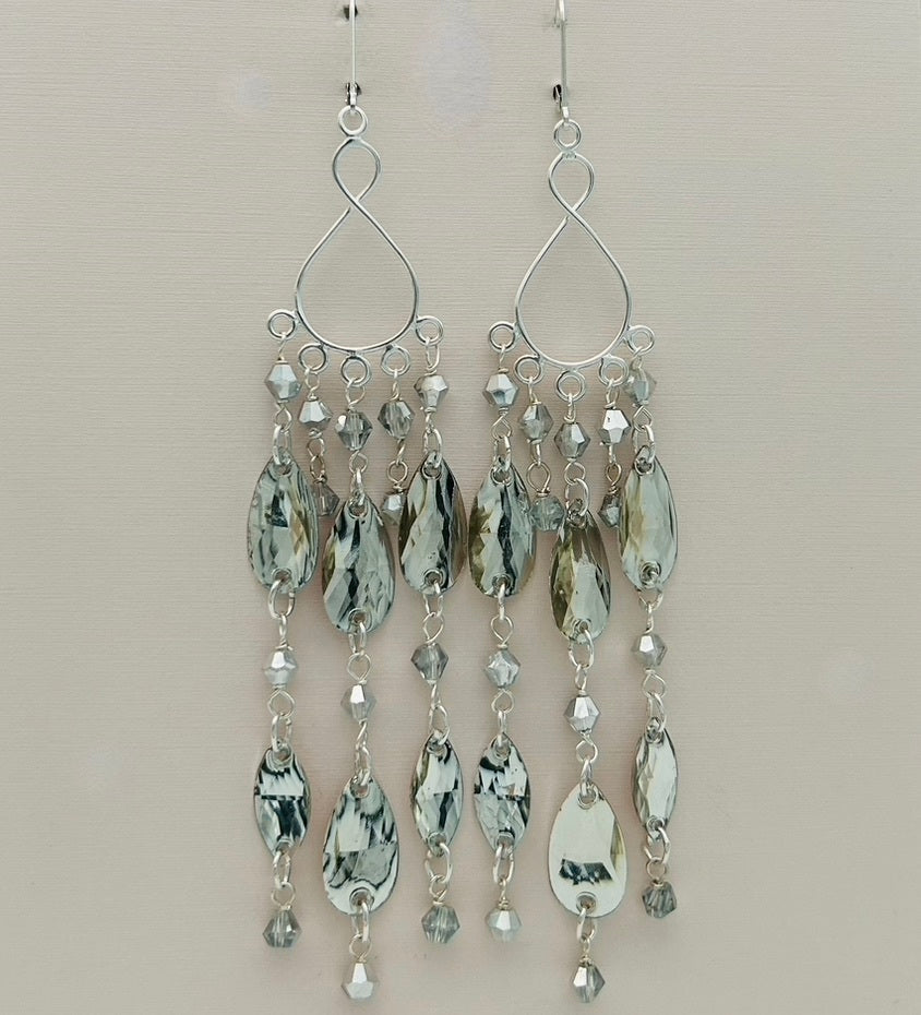 C1445ER 4.5" Long Earrings