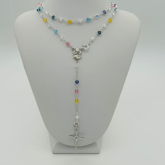 C1379SW Colorful Rosary 6mm.x24"