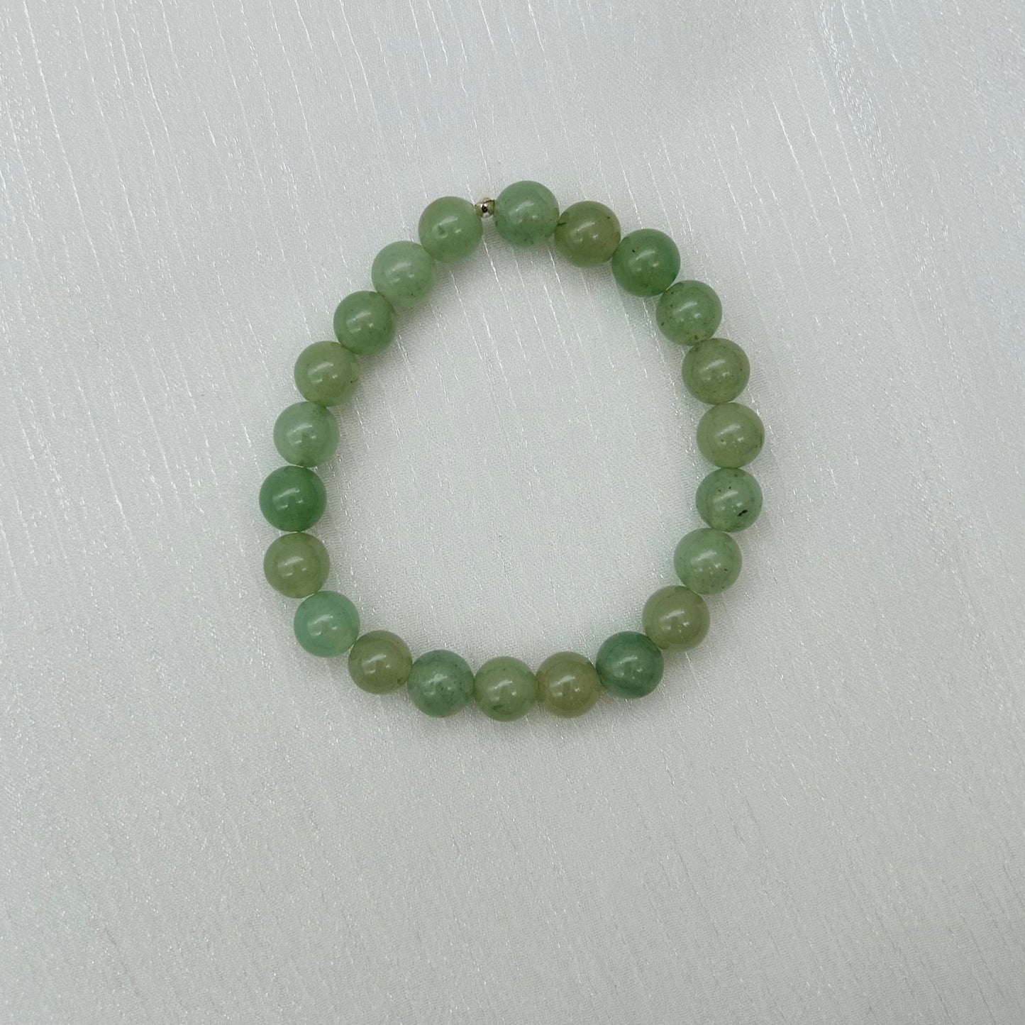 ST1024BL Green Aventurine 8mm.X7"