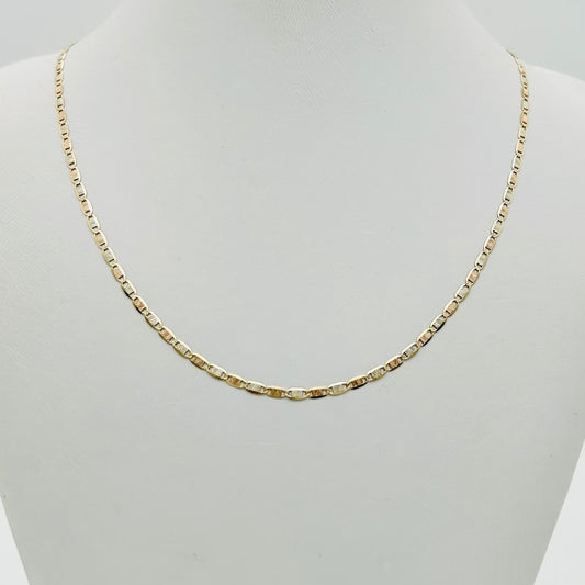 G383CH 14K Gold Marina chain 2.1.16"