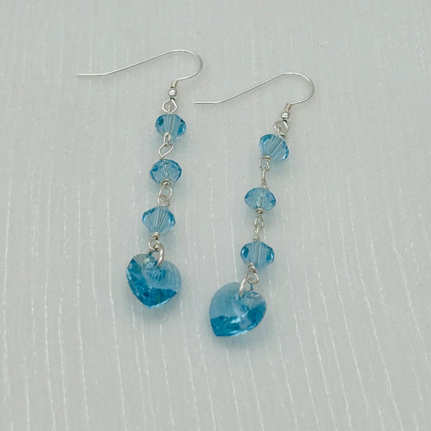 C1228ER Aqua Earrings  65mm