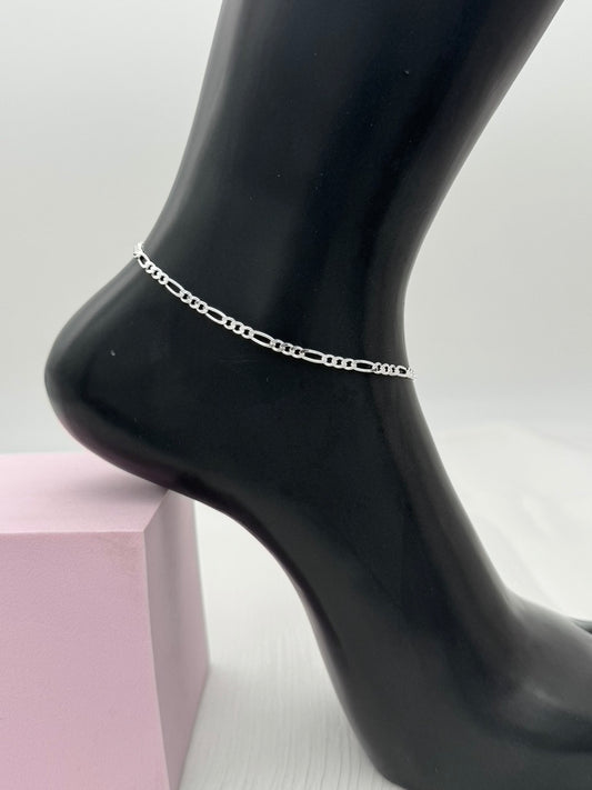 S1817 Anklet Figaro 2.9x9"