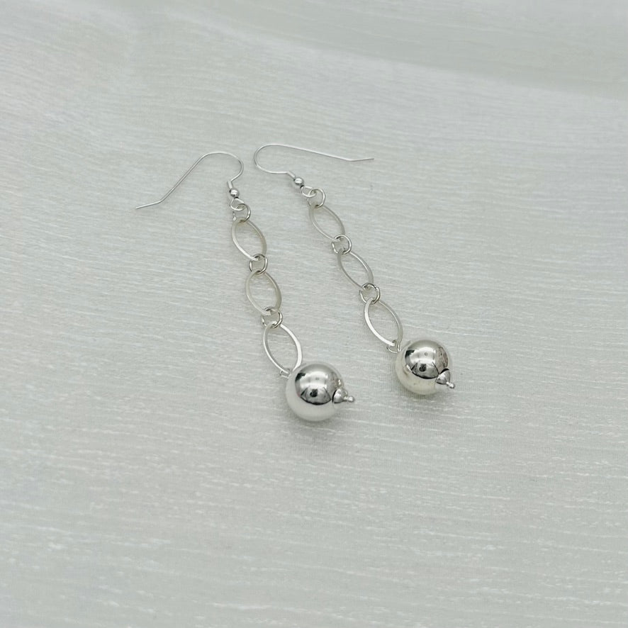 S1777ER Ball Earrings 3"