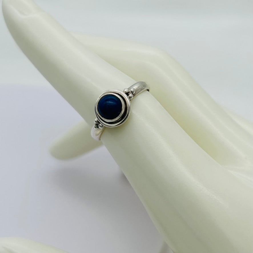 ST1603  Lapis Ring # 7