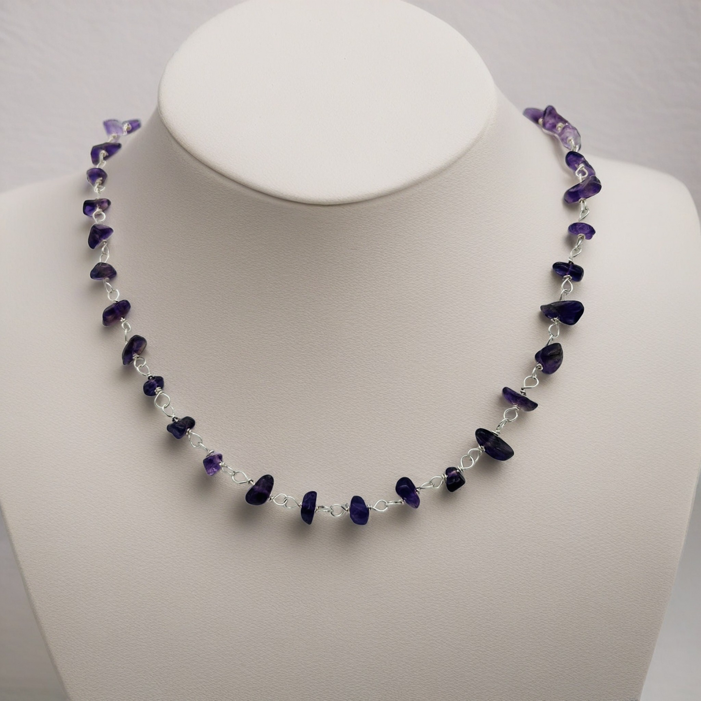 St1933 Amethyst Necklace 18"