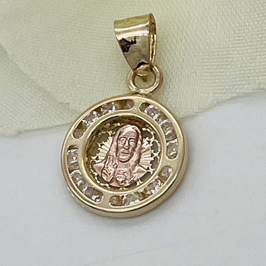 G26114K Gold Sacred Heart