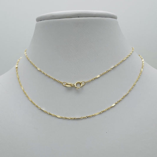 G-62 14K Gold  20" Chain  1.3mm