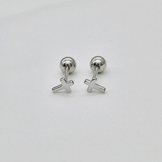 S1741ER Cross Stud Earrings