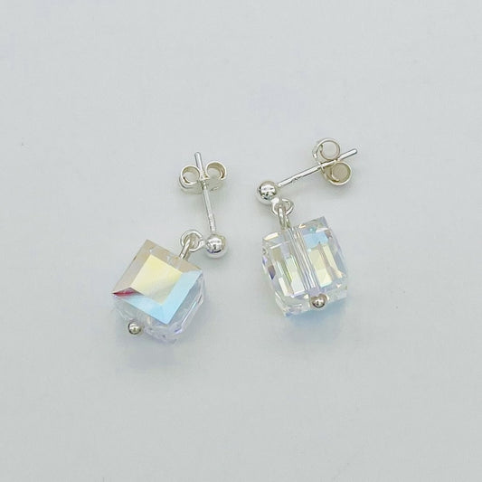 C1245ER Square AB Earrings