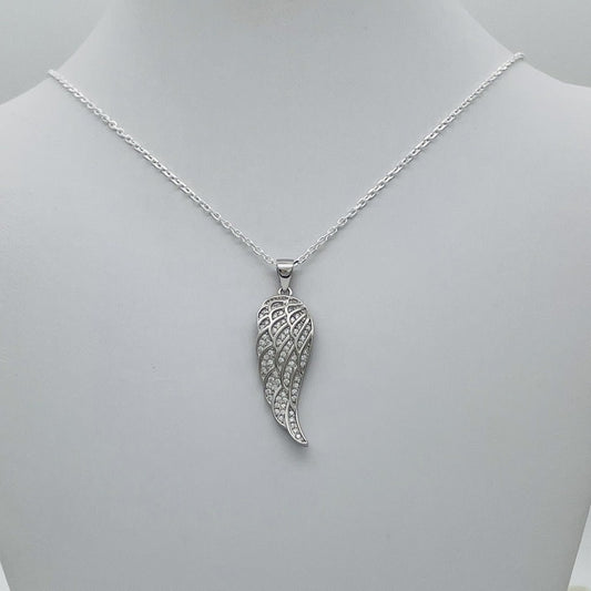 Z1532NL Wing Necklace 18"