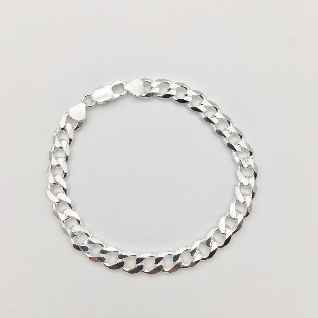 S1449BL 8mm.x 8" Curb Link Bracelet