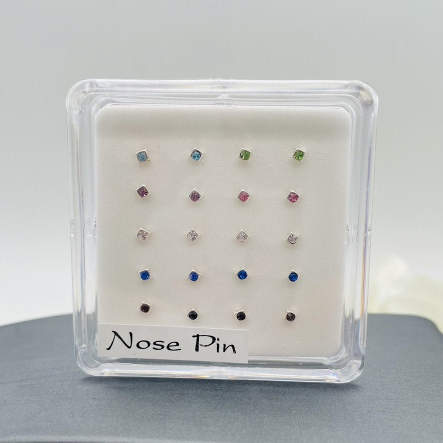 Z1639 1.8mm. Assorted  Nose Studs