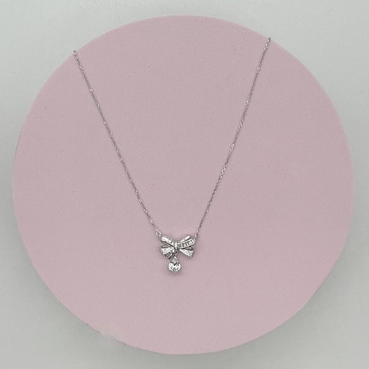 Z1615  16" Bow Necklace