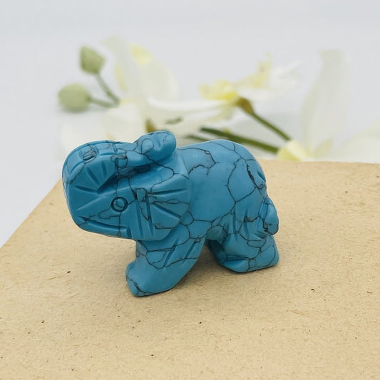 ST1518  Turquoise   Elephant 1.5"