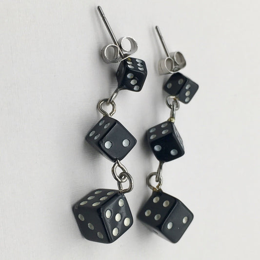 SS1085 Dice Earrings Final Sale