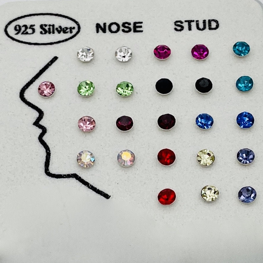 Z1542  Nose Studs 3mm. Assorted