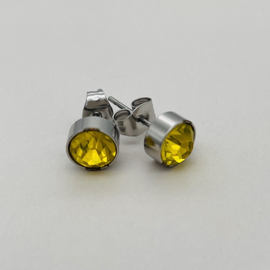 SS1518 Yellow Earrings