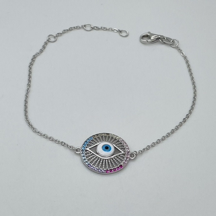 Z1780   Hamsa Bracelet 7"