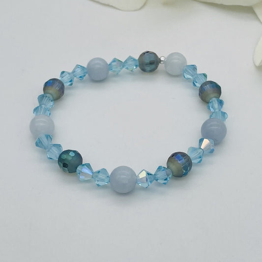 ST1504 Aquamarine Bracelet 7"