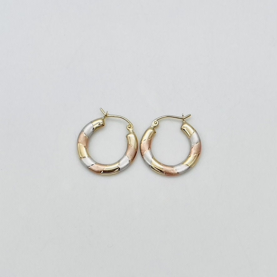 G-167 3 Tone Hoops 18mm.