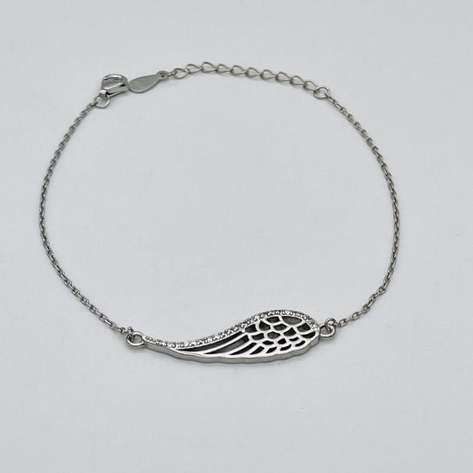 Z1451BL Wing Bracelet  8"