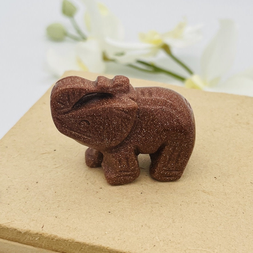 ST1518  Gold Sandstone  Elephant 1.5"