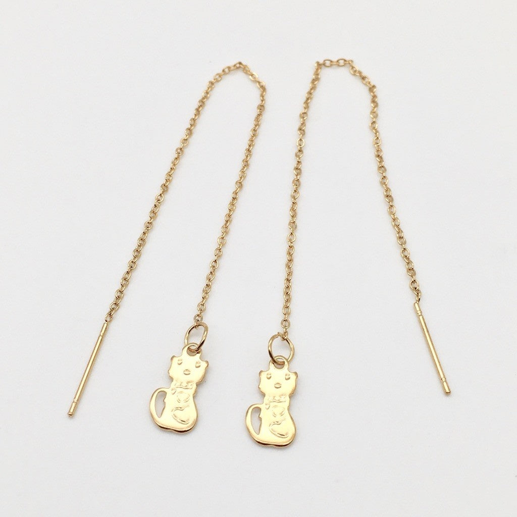 SS1362 Cats Thread Earrings