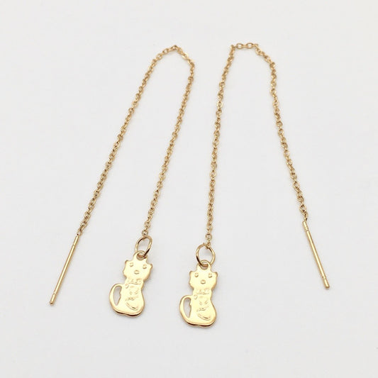 SS1362 Cats Thread Earrings