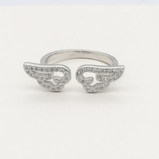 Z1407R Wings Ring Size 8