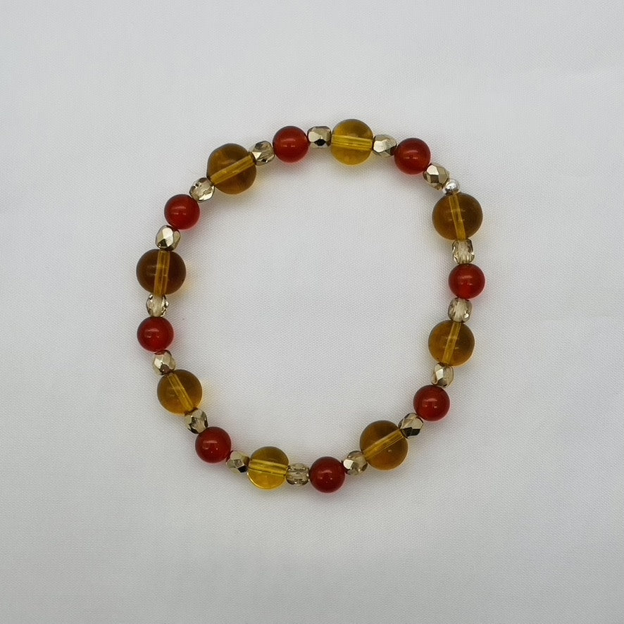 St1832  Red Agate  Bracelet