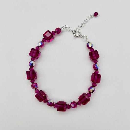 C1245BL Fuchsia Bracelet 8"