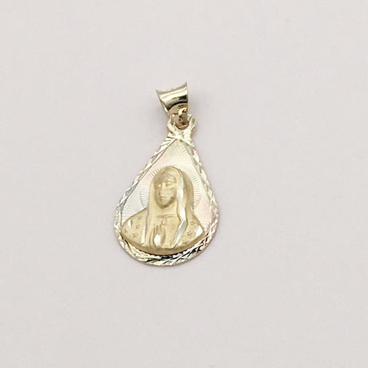 G19P 23X13mm.  Mother Mary Necklace