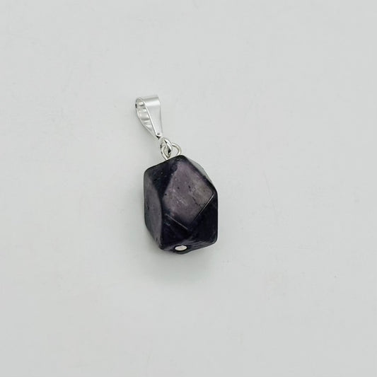 ST1928 Amethyst Pendant 35mm. Long