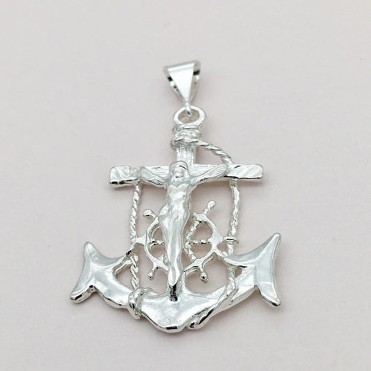 S1437P Anchor Pendant 40mm. x 25mm.