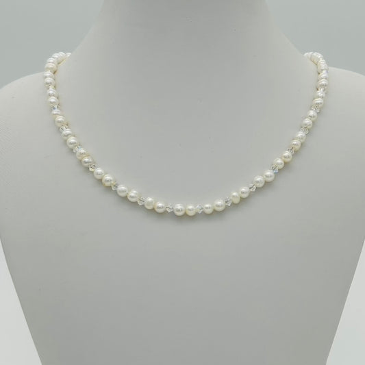 SH1015NL Fresh Water Pearls Choker 15"+ 2"