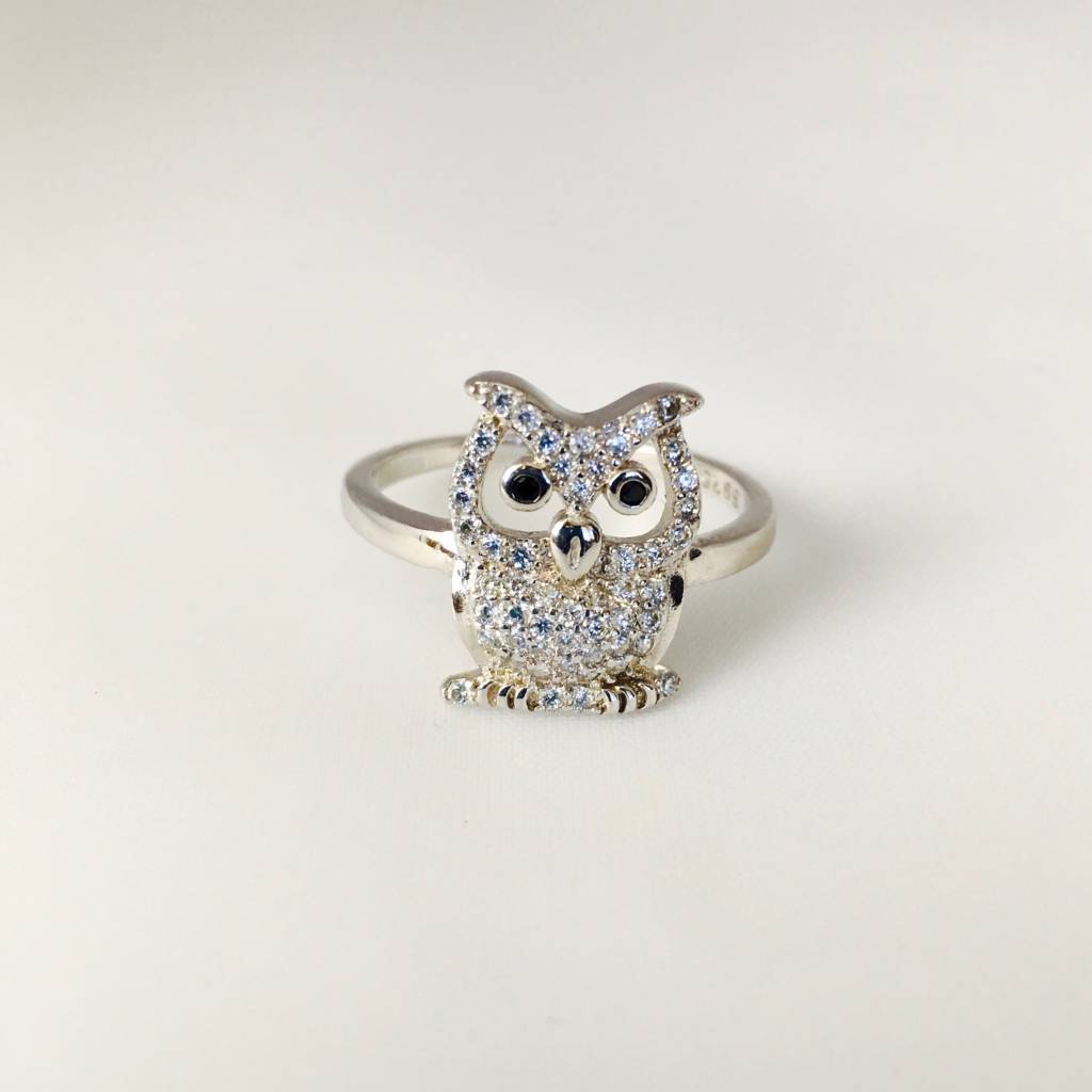 Z957R Owl Ring