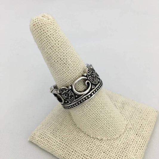 SS844R Crown Ring