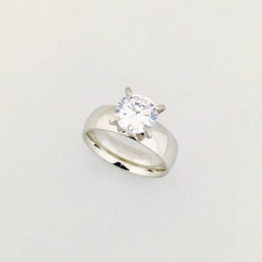 SS878R Engagement Ring