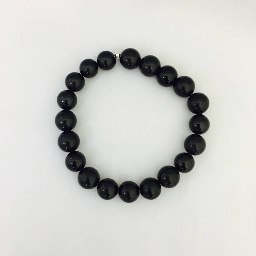 ST-1185 Black Obsidian Bracelet