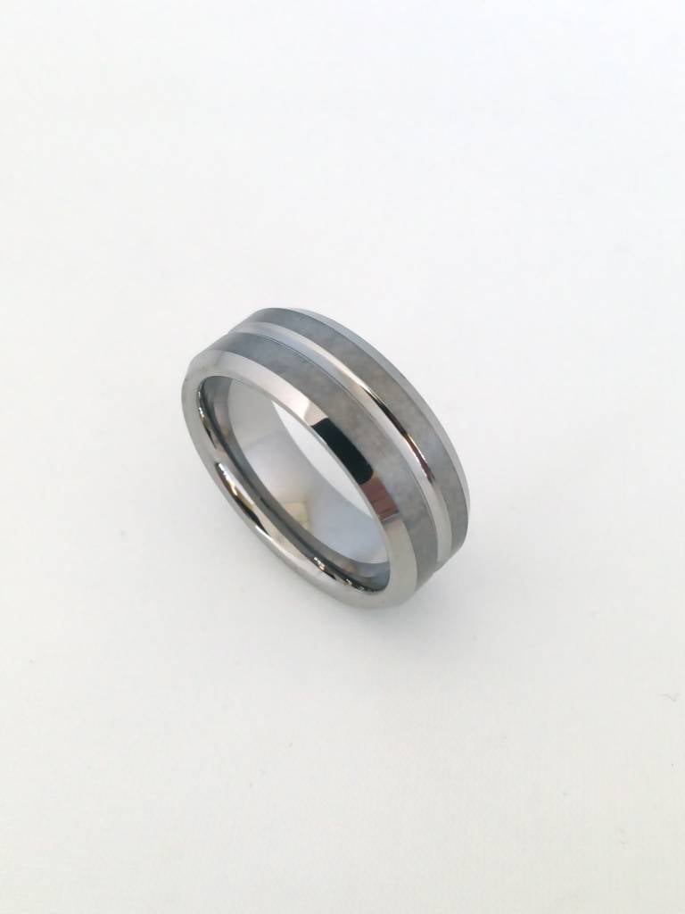 T769R Tungsten 8mm Ring