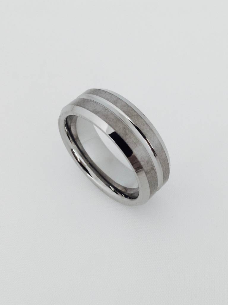 T769R Tungsten 8mm Ring