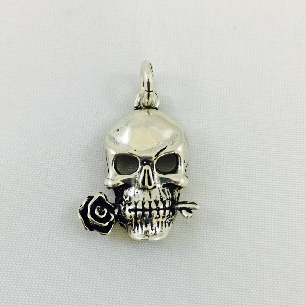 S1126P Skull with Rose