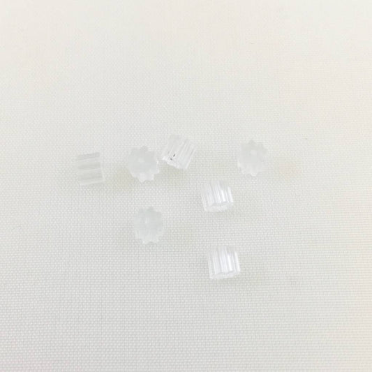 BT-7 Earnuts Rubber Clear