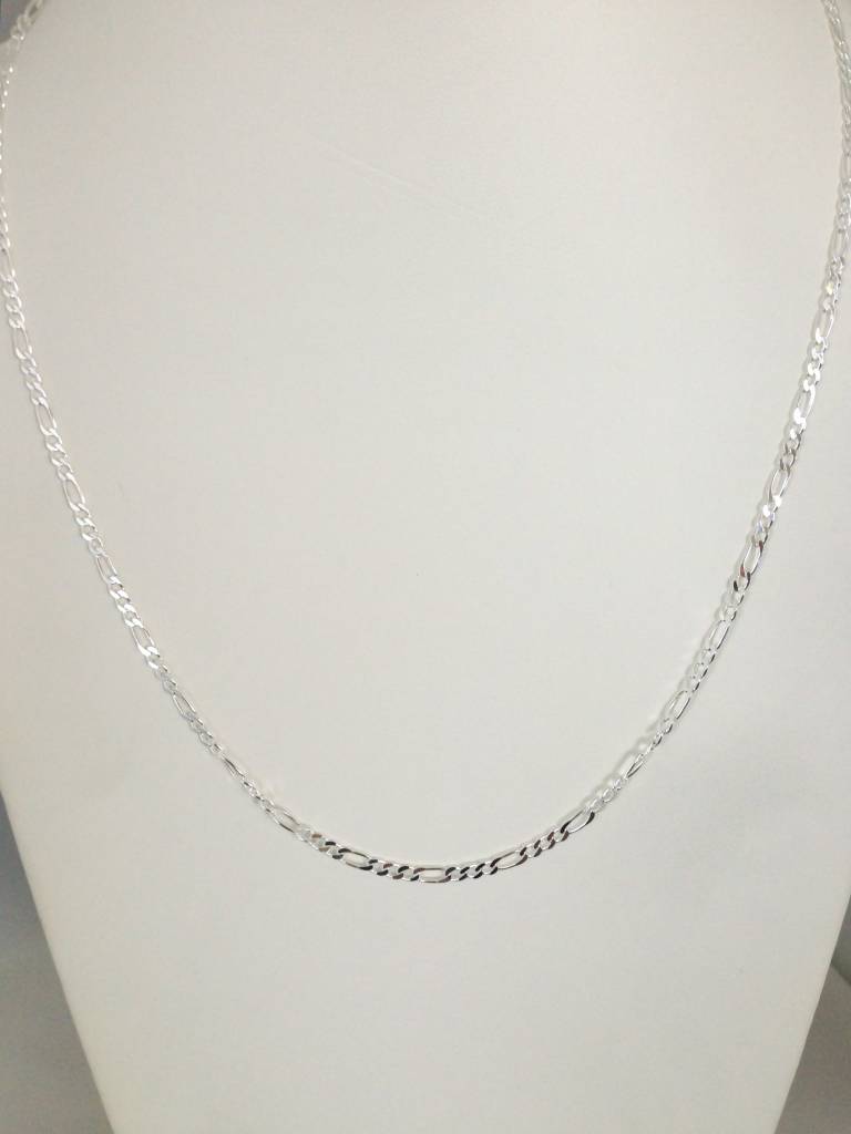 S-727   20" 3mm. Figaro Chain