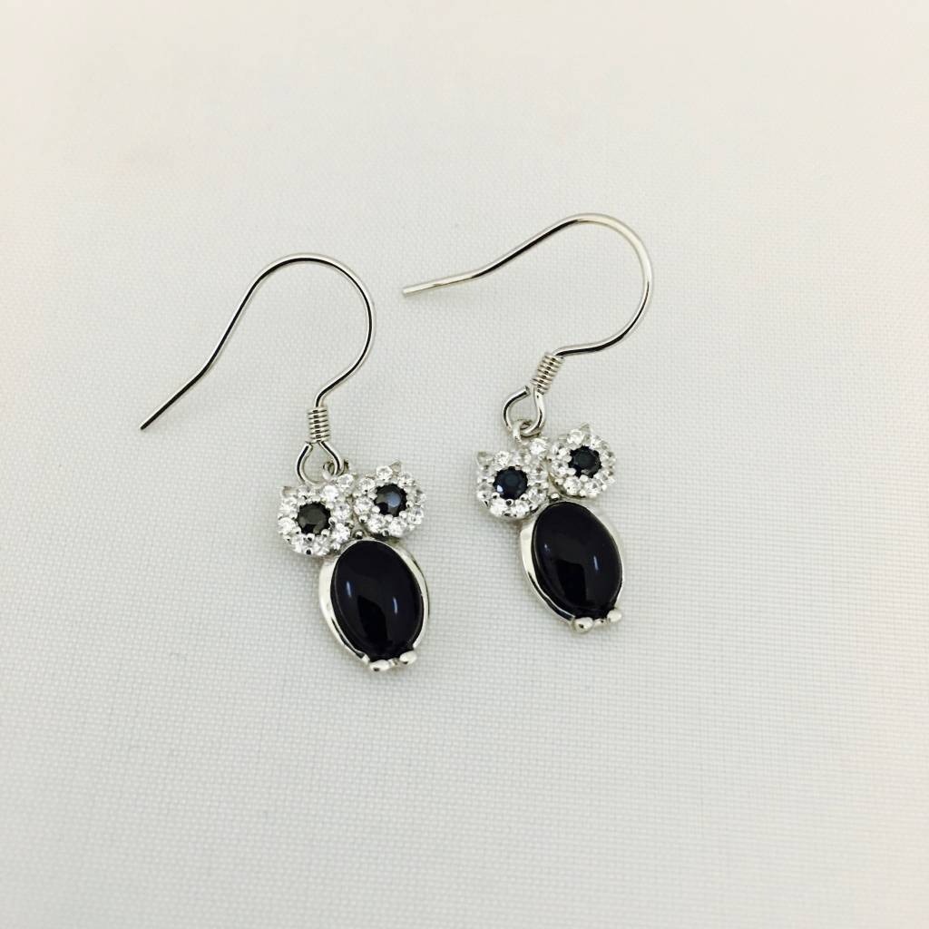 Z1152 Owl Earrings