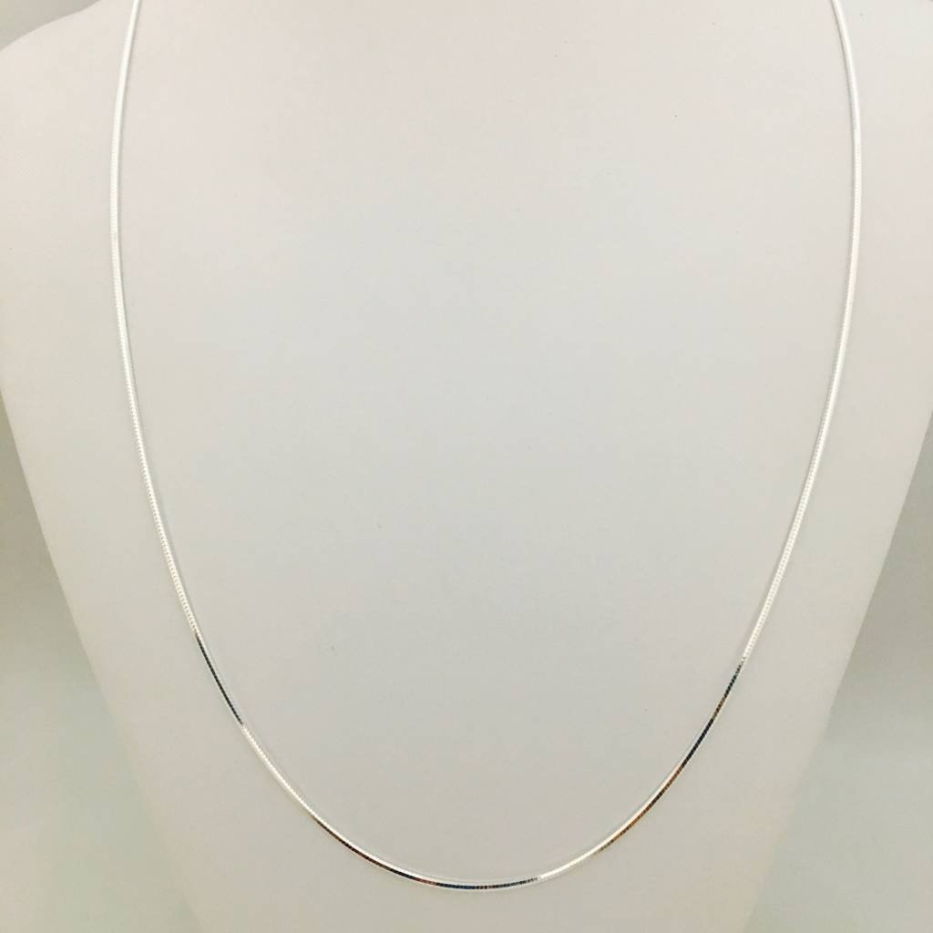 S1151  1.1mmX30" Diamond Cut Snake Chain